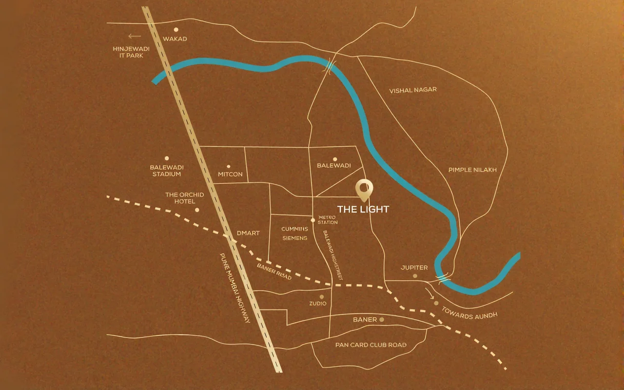 Location Map — Balewadi Pune